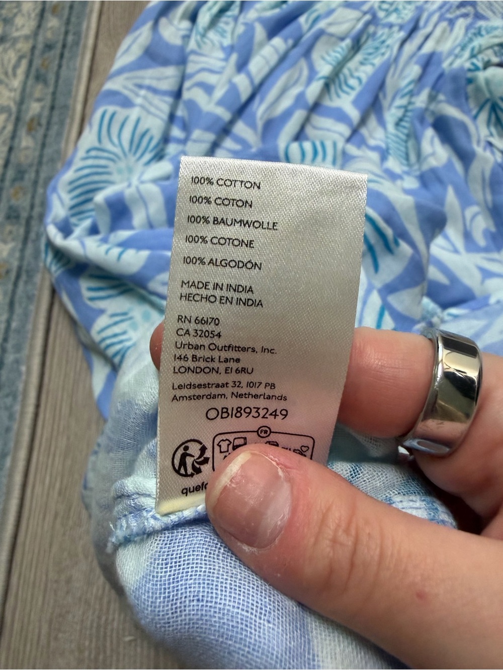 Free People Sweet Nothings Midi Dress linen cotton tropical vacay floral beachy - Picture 7 of 7